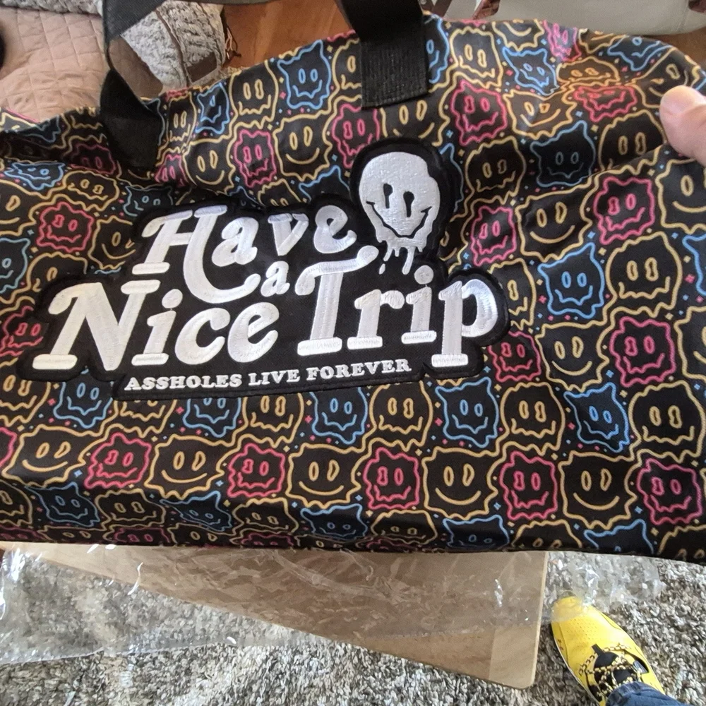 Assholes 2 Live Forever Black Multicolor Garment Bag